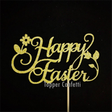 Happy Easter Cake Topper