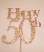 Happy 50th Cake Topper