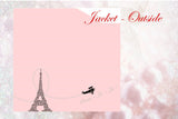 Editable Boarding Paris Invitation Pass w/Jacket