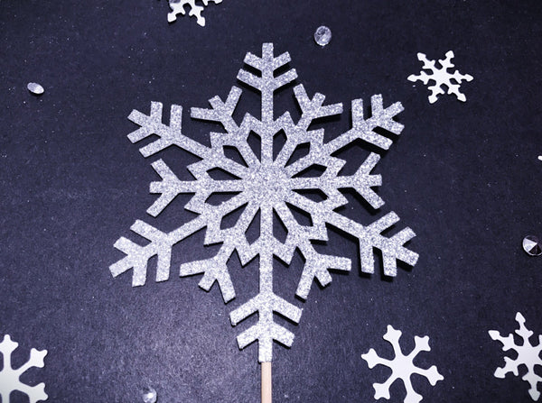 Snowflake Cake Topper, Winter Wonderland Cake Topper, Winter Onederland Cake Topper, Christmas Cake Topper, Little Snowflake Topper