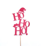 Ho Ho Ho Cake Topper, Christmas Cake Topper, Christmas Decorations, Happy Holidays Cake Topper