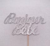 Bonjour Bebe Cake Topper, Paris Theme Baby Shower, Paris Theme Cake Topper, Baby Shower Cake Topper, Paris Cake Topper, Eiffel Tower Topper