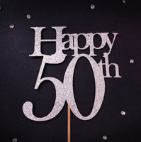 Happy 50th Cake Topper