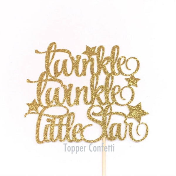 Twinkle Twinkle Little Star Cake Topper