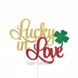 Lucky in Love Cake Topper