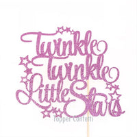 Twinkle Twinkle Little Stars Cake Topper, Twins
