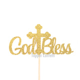 God Bless Cake Topper