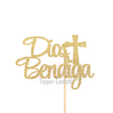 Dios Bendiga Cake Topper
