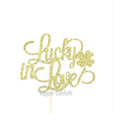 Lucky in Love Cake Topper