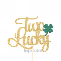 Two Lucky Cake Topper