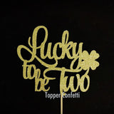 Lucky to be Two Cake Topper