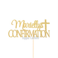 Custom Confirmation Cake Topper