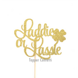 Laddie or Lassie Cake Topper