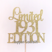Limited 1931 Edition Cake Topper