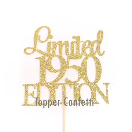 Limited 1950 Edition Cake Topper