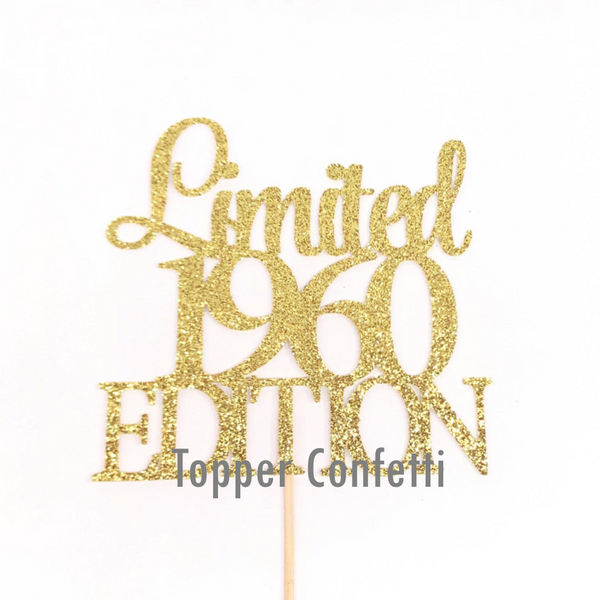 Limited 1960 Edition Cake Topper