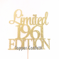 Limited 1961 Edition Cake Topper