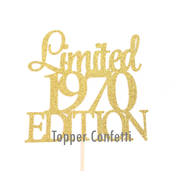 Limited 1970 Edition Cake Topper