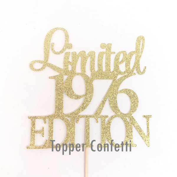 Limited 1976 Edition Cake Topper