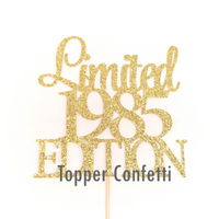 Limited 1985 Edition Cake Topper
