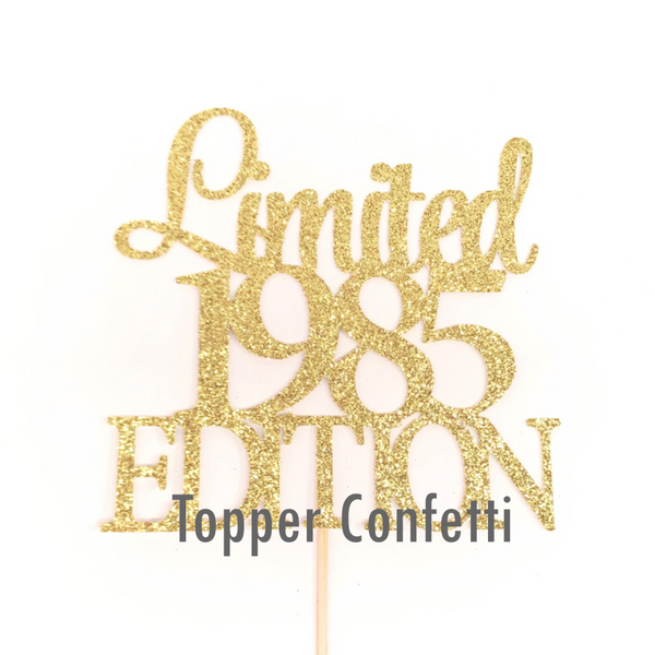 Limited 1985 Edition Cake Topper