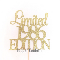 Limited 1986 Edition Cake Topper