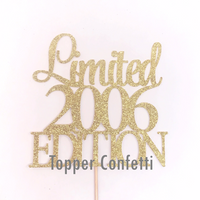 Limited 2006 Edition Cake Topper