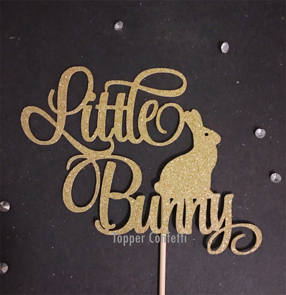 Little Bunny Cake Topper