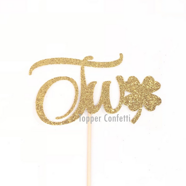 Lucky Two Cake Topper