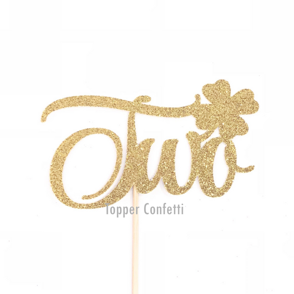Lucky Two Cake Topper