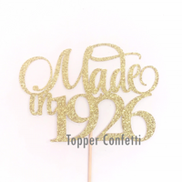 Made in 1926 Cake Topper