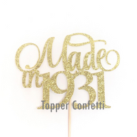 Made in 1931 Cake Topper