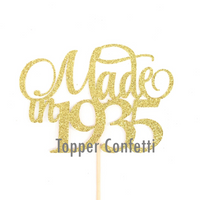 Made in 1935 Cake Topper