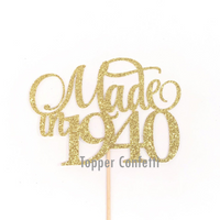 Made in 1940 Cake Topper