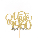 Made in 1960 Cake Topper