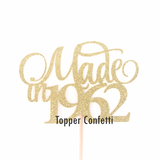 Made in 1962 Cake Topper