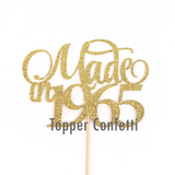 Made in 1965 Cake Topper