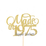 Made in 1975 Cake Topper
