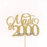 Made in 2000 Cake Topper