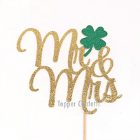 Mr and Mrs Cake Topper