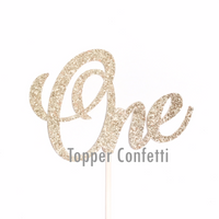 One Cake Topper