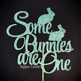 Some Bunnies are One Cake Topper