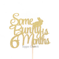 Some Bunny is 6 Months Cake Topper