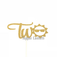 Sun Two Cake Topper