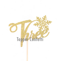 Three Cake Topper