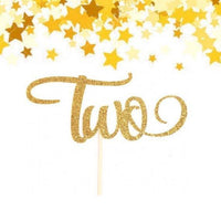Two Cake Topper, 2 Cake Topper, 2nd Birthday Cake Topper, Second Birthday Cake Topper, Baby Birthday Topper, Number Two Cake Topper, 2 Centerpiece
