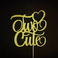 Two Cute Cake Topper