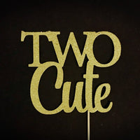 Two Cute Cake Topper
