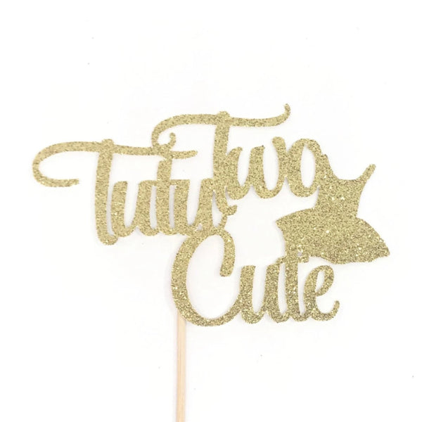 Two Tutu Cute Cake Topper