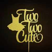Two Two Cute Cake Topper